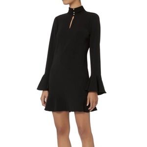 NWT Intermix “Kiki” Womens Black Knee Length Dress Size Small